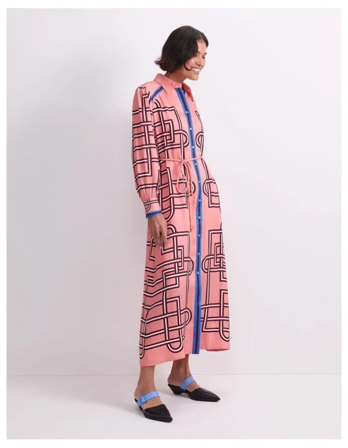 Sportscraft Rhodes Long Sleeve Shirt Dress