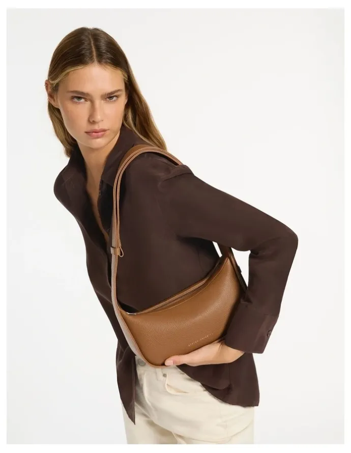 Status Anxiety Haven Shoulder Bag in Camel