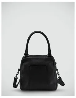 Status Anxiety Last Mountains Double Handle Satchel Bag in Black