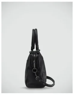 Status Anxiety Last Mountains Double Handle Satchel Bag in Black