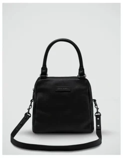Status Anxiety Last Mountains Double Handle Satchel Bag in Black