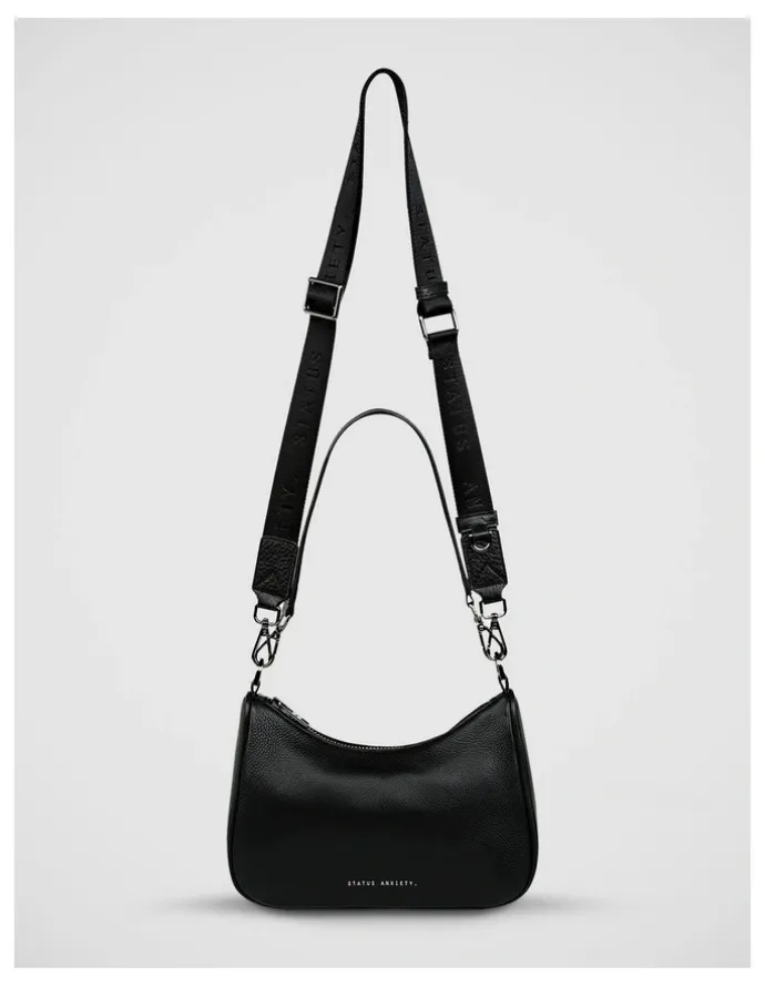 Status Anxiety Look Both Ways Crossbody Bag in Black