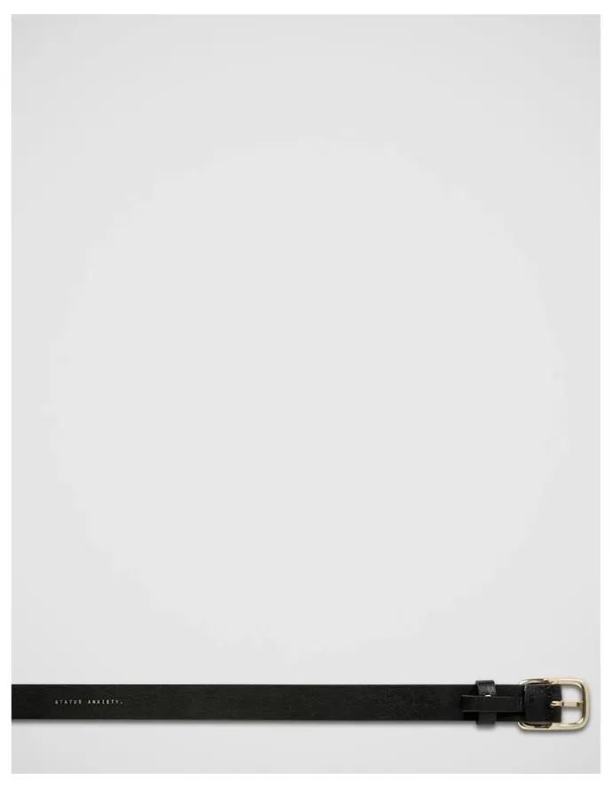 Status Anxiety Nobody'S Fault Belt in Black/Gold