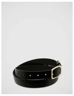 Status Anxiety Nobody'S Fault Belt in Black/Gold