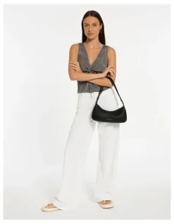 Status Anxiety Not That Simple Shoulder Bag in Black