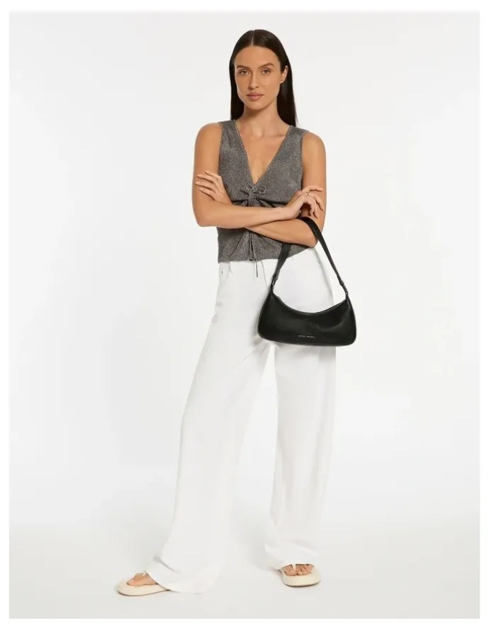 Status Anxiety Not That Simple Shoulder Bag in Black