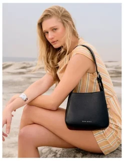 Status Anxiety Slipping Away Shoulder Bag in Black