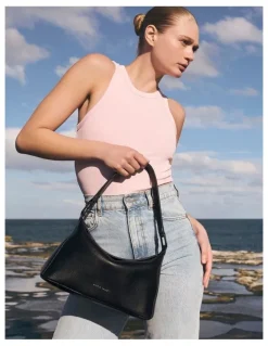 Status Anxiety Think Twice Shoulder Bag in Black