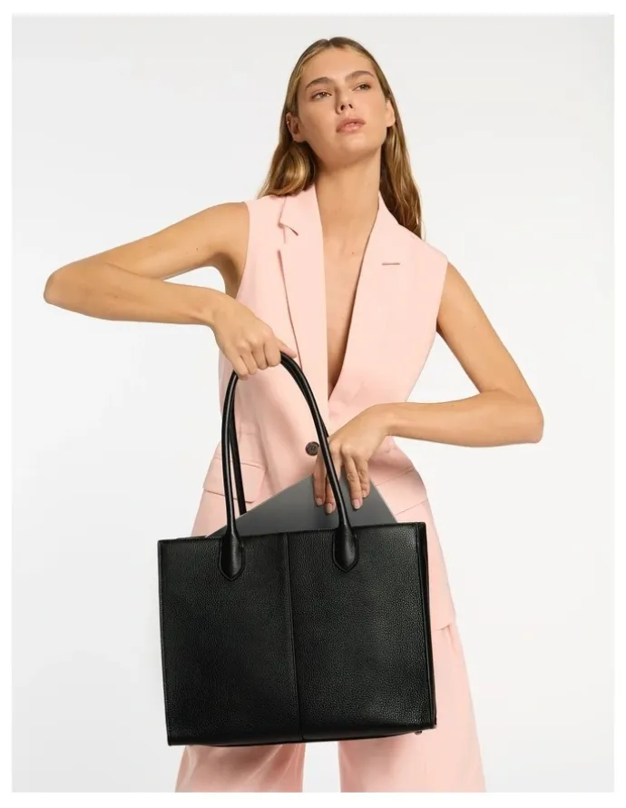 Status Anxiety Without Warning Tote Bag INin Black