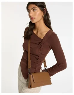 Status Anxiety Zenith Shoulder Bag in Tan