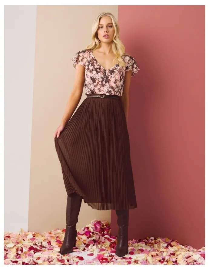 Stella Espressia Skirt in Brown