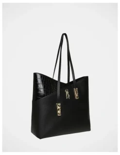 Steve Madden BEliot-C Tote Bag in Black/Gold
