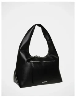 Steve Madden BIva Tote Bag in Black SIlver