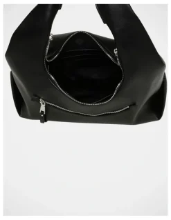Steve Madden BIva Tote Bag in Black SIlver