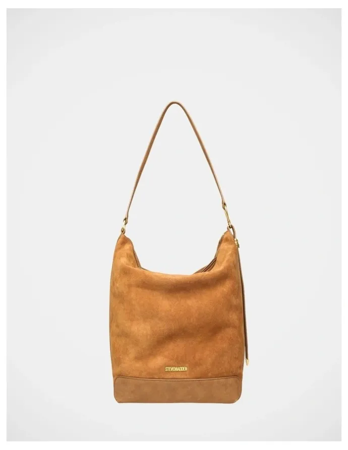 Steve Madden BMaybel Shoulder Bag in Cognac/Gold