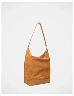 Steve Madden BMaybel Shoulder Bag in Cognac/Gold
