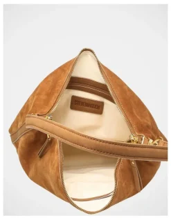 Steve Madden BMaybel Shoulder Bag in Cognac/Gold