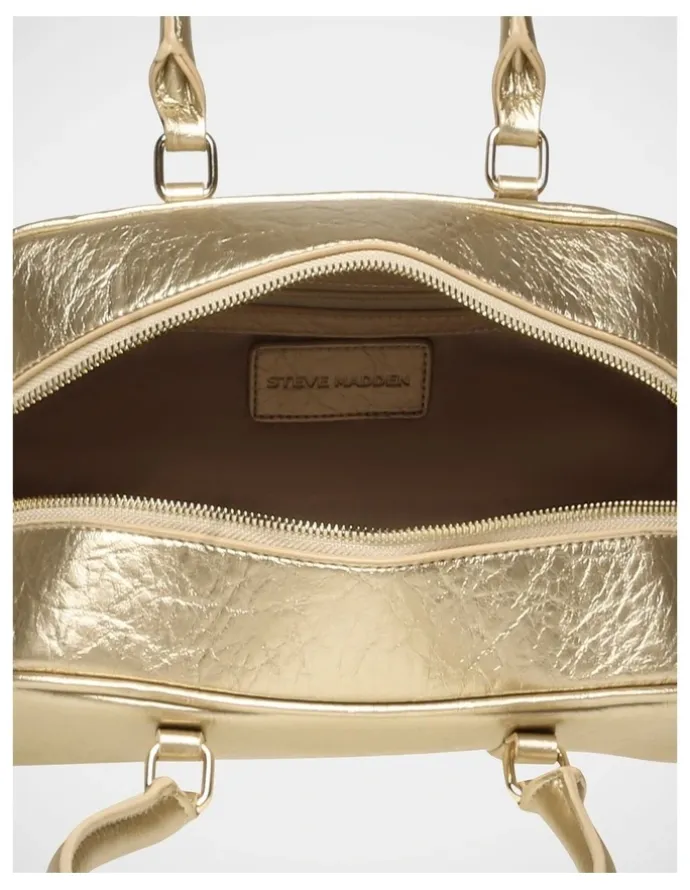Steve Madden BMayve Satchel Bag in Gold