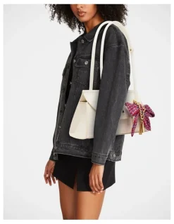 Steve Madden BMilan Top Handle Bag in Bone