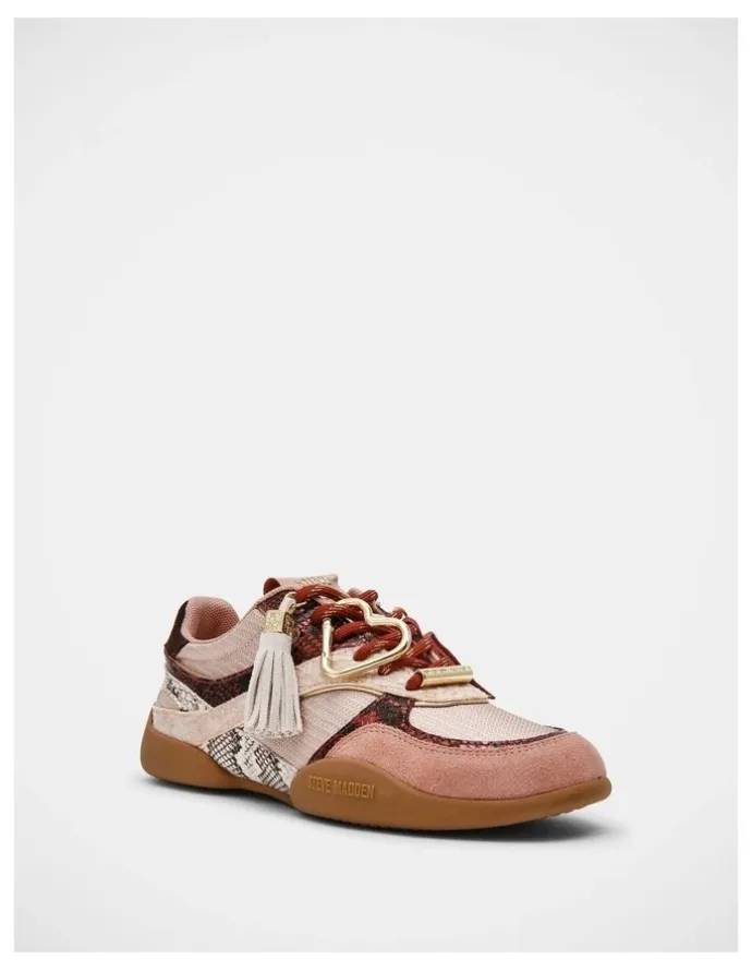 Steve Madden Brioche Sneakers in Mauve Multi