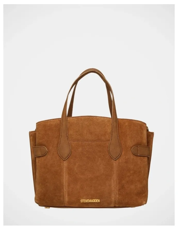 Steve Madden BSadee Tote Bag in Cognac/Gold