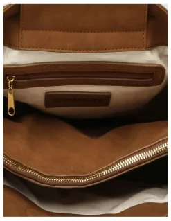 Steve Madden BSadee Tote Bag in Cognac/Gold