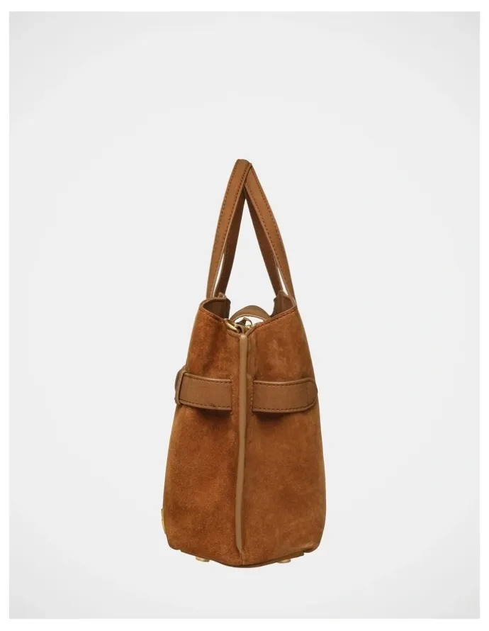 Steve Madden BSadee Tote Bag in Cognac/Gold
