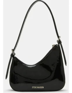 Steve Madden BSmith Shoulder Bag in Black Patent