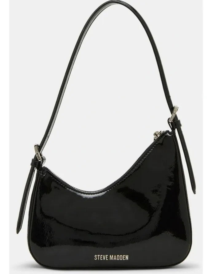 Steve Madden BSmith Shoulder Bag in Black Patent