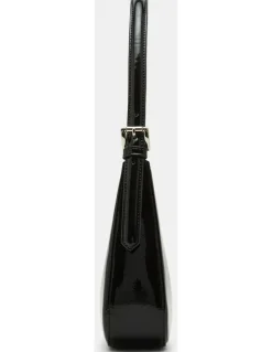 Steve Madden BSmith Shoulder Bag in Black Patent