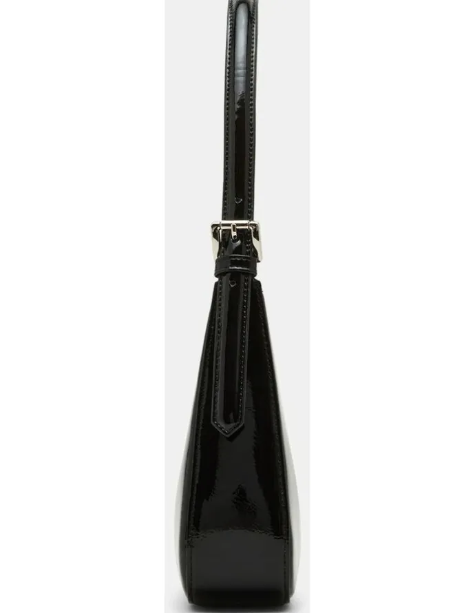 Steve Madden BSmith Shoulder Bag in Black Patent
