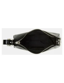 Steve Madden BSmith Shoulder Bag in Black Patent