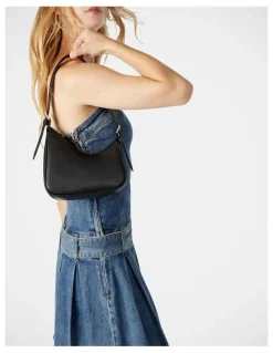 Steve Madden BSmith Shoulder Bag in Black Patent