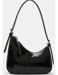 Steve Madden BSmith Shoulder Bag in Black Patent
