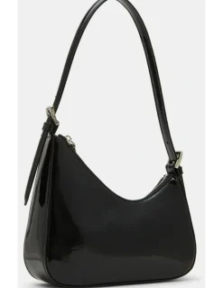 Steve Madden BSmith Shoulder Bag in Black Patent