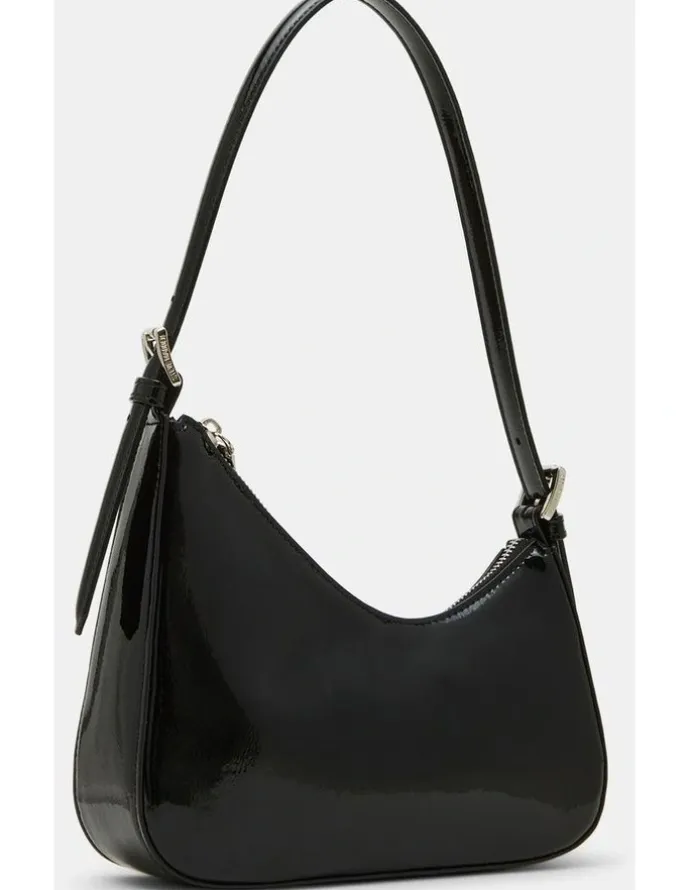 Steve Madden BSmith Shoulder Bag in Black Patent