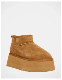 Steve Madden Campfire Booties in Tan Suede
