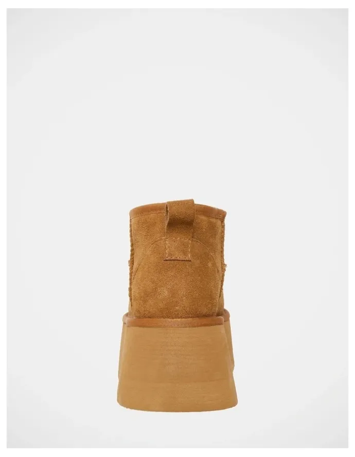 Steve Madden Campfire Booties in Tan Suede