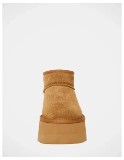 Steve Madden Campfire Booties in Tan Suede