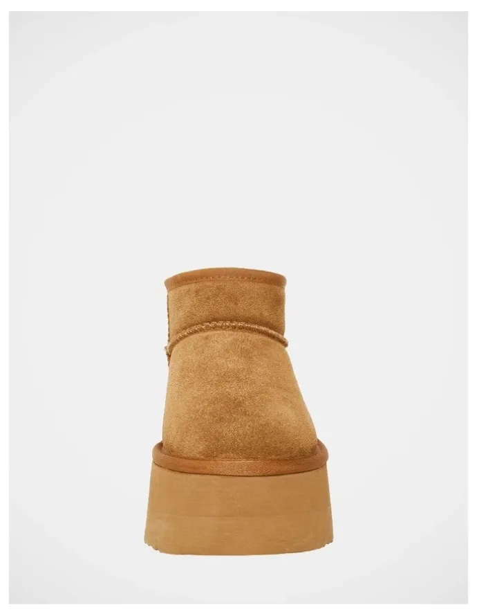 Steve Madden Campfire Booties in Tan Suede