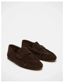 Steve Madden Roger Loafers in Chocolate Brown