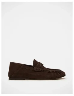 Steve Madden Roger Loafers in Chocolate Brown