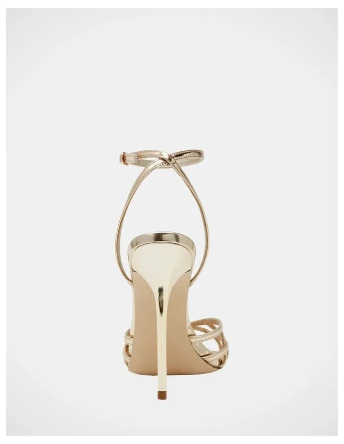 Steve Madden Sensation Dress Heels in Gold