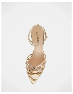 Steve Madden Sensation Dress Heels in Gold