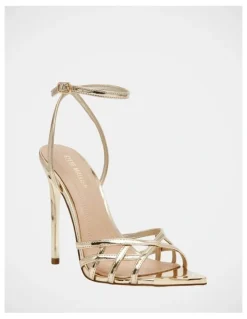 Steve Madden Sensation Dress Heels in Gold