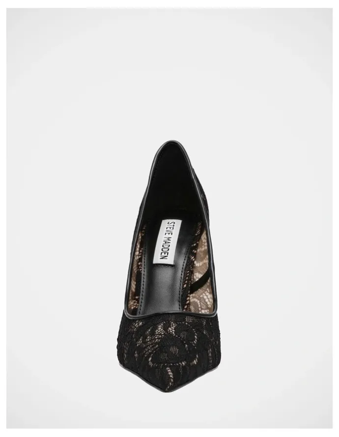 Steve Madden Thrive Lm Lace Heels in Black