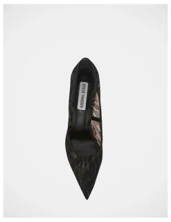 Steve Madden Thrive Lm Lace Heels in Black
