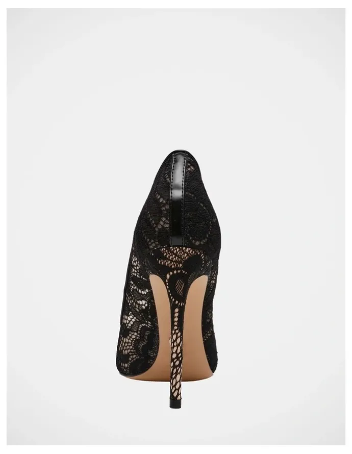 Steve Madden Thrive Lm Lace Heels in Black