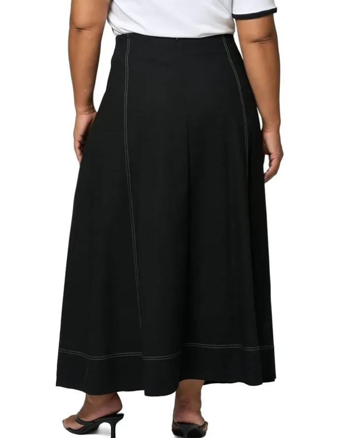 Sunday in the City Urban Mirage Maxi Skirt in Black