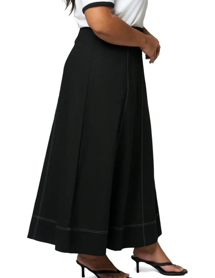 Sunday in the City Urban Mirage Maxi Skirt in Black